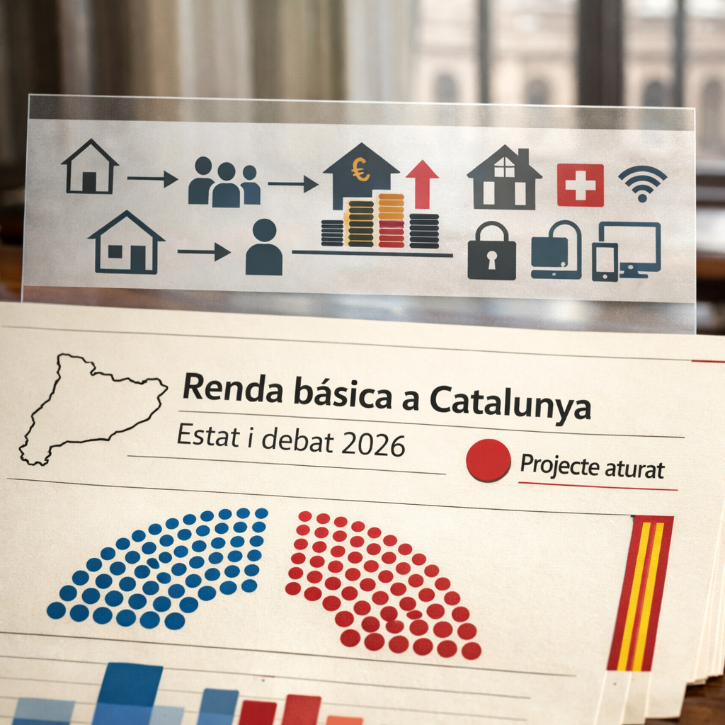 Renda bàsica a Catalunya: estat i debat el 2026